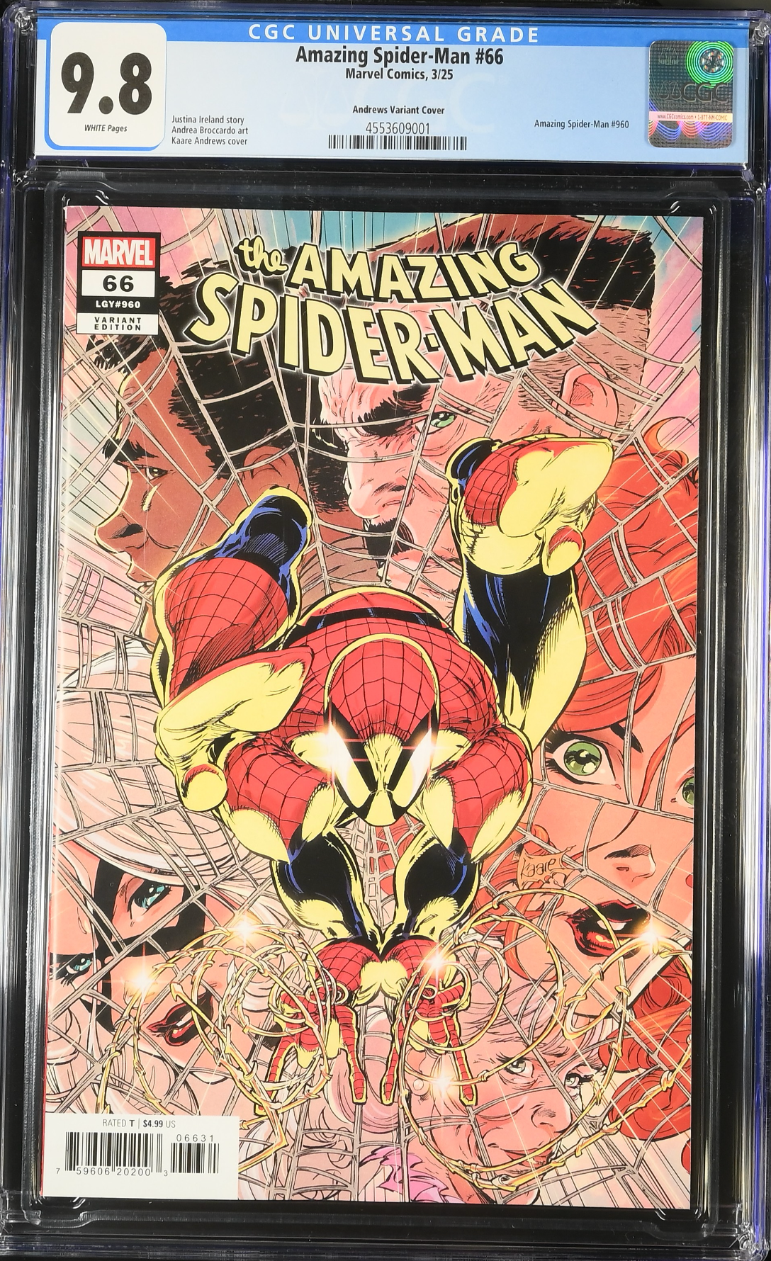 Amazing Spider-Man #66 Andrews Variant CGC 9.8