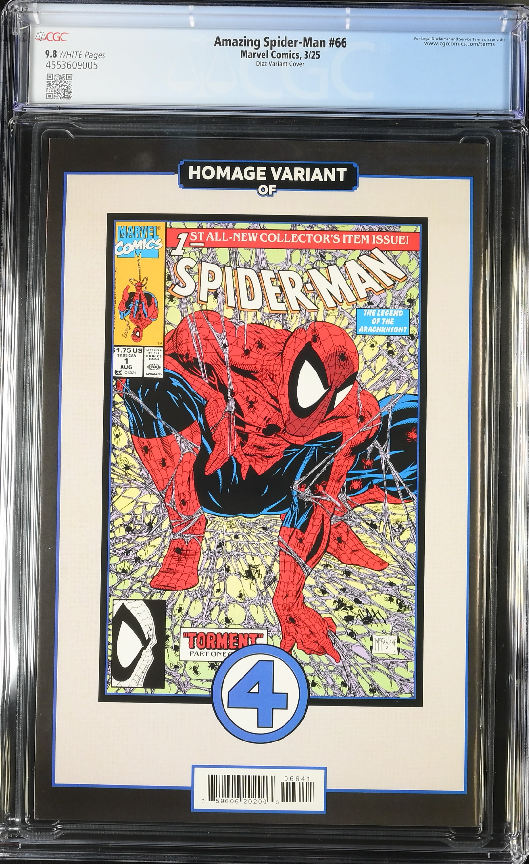 Amazing Spider-Man #66 Diaz Variant CGC 9.8