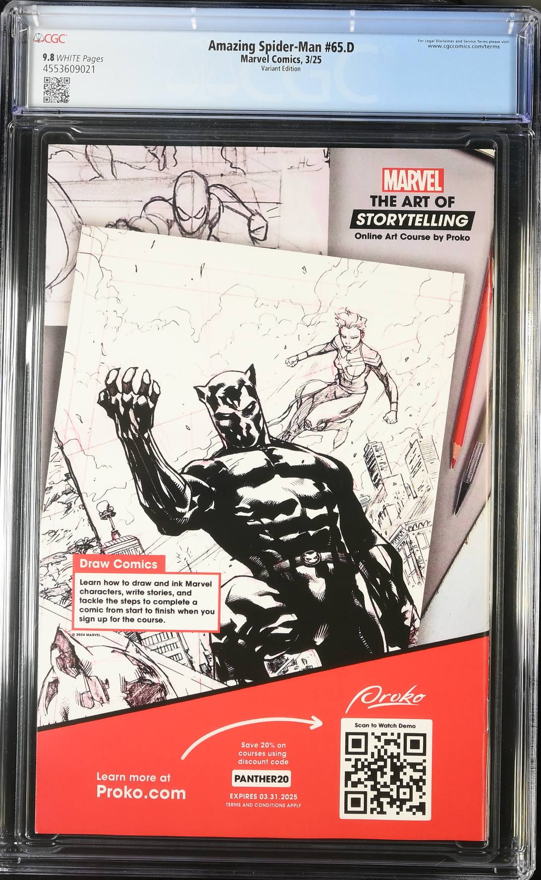 Amazing Spider-Man #65.Deaths Pagulayan Variant CGC 9.8