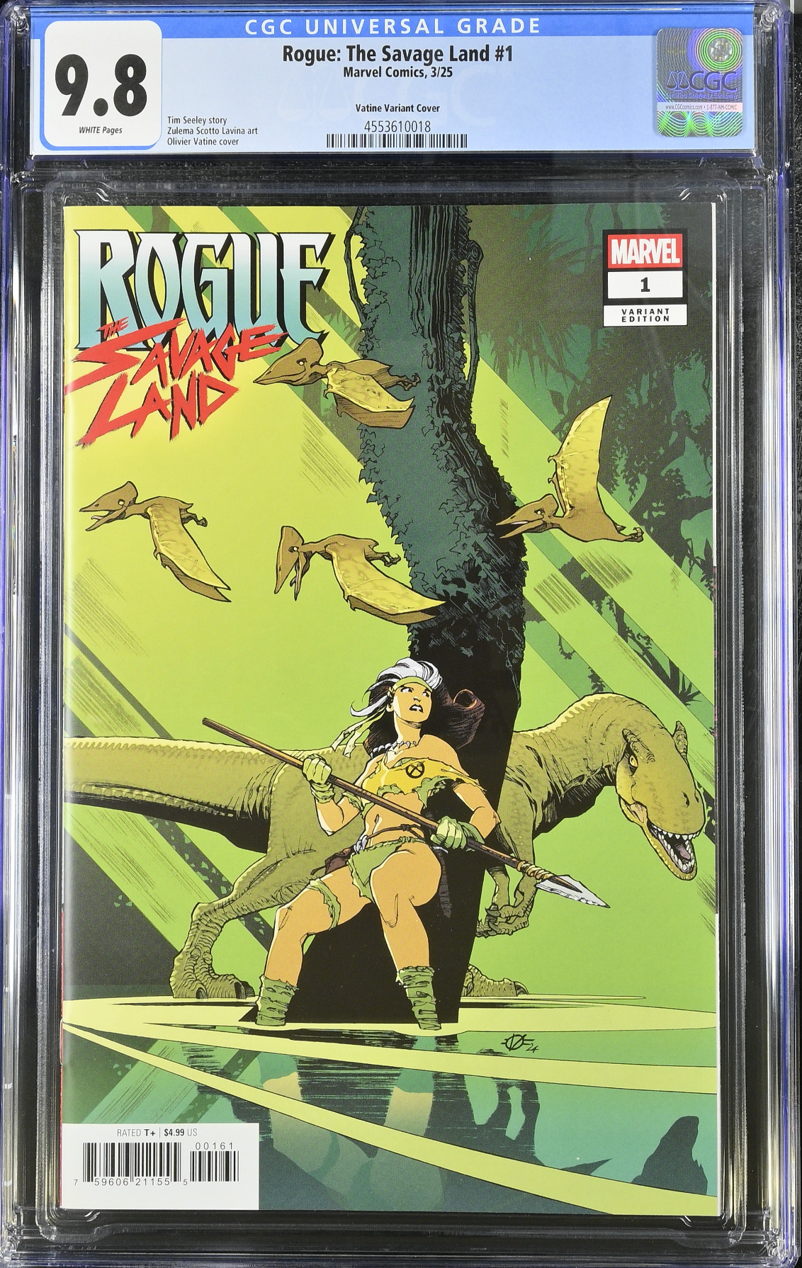 Rogue: The Savage Land #1 Vatine Variant CGC 9.8