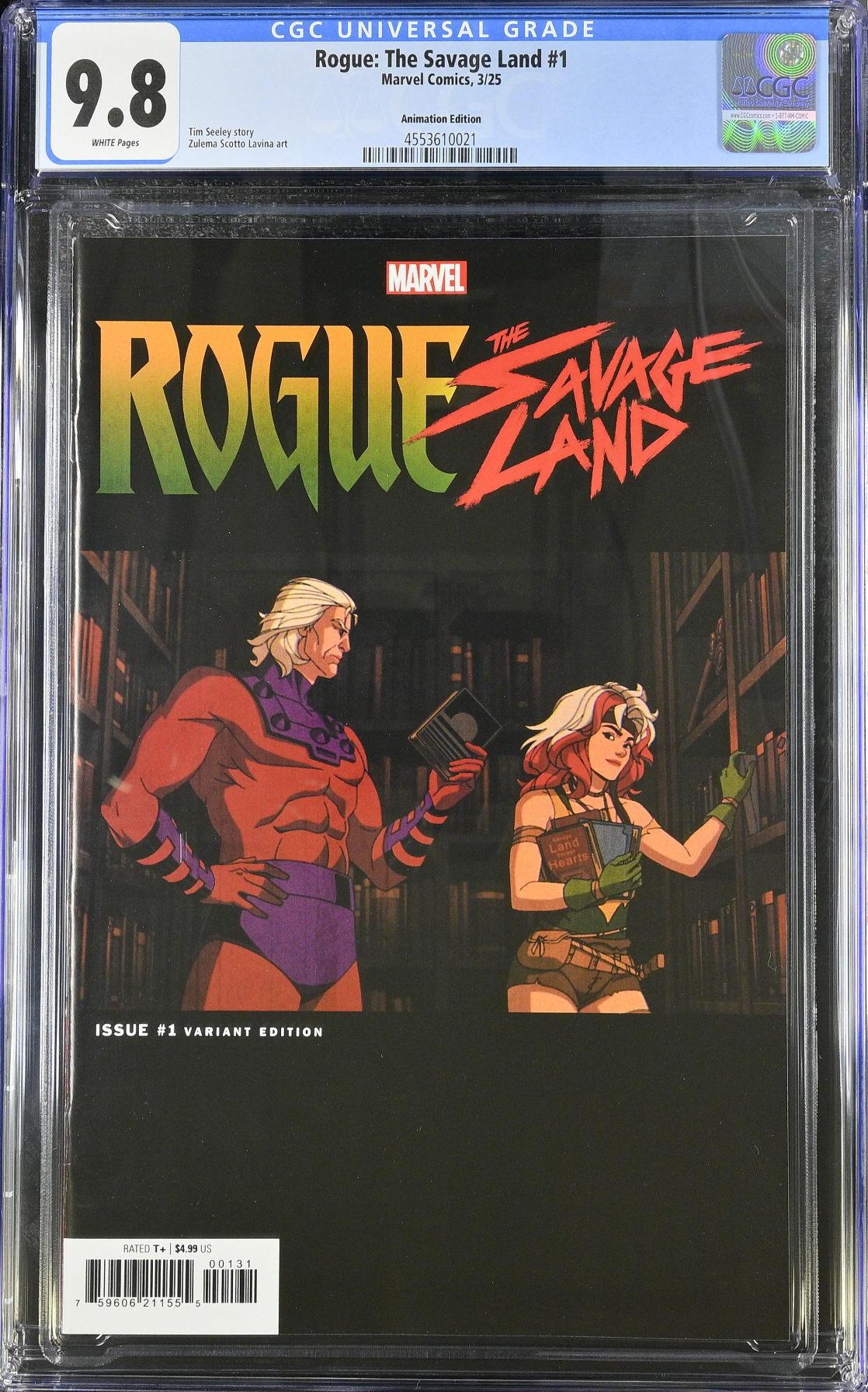 Rogue: The Savage Land #1 Marvel Animation Variant CGC 9.8