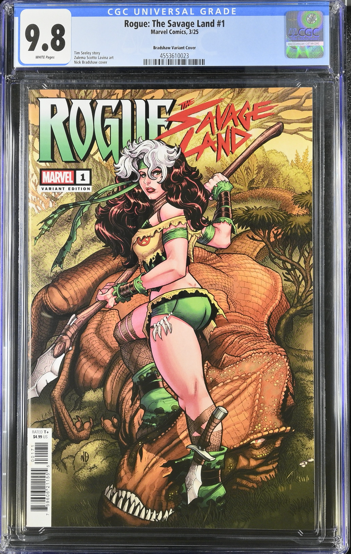 Rogue: The Savage Land #1 Bradshaw Variant CGC 9.8