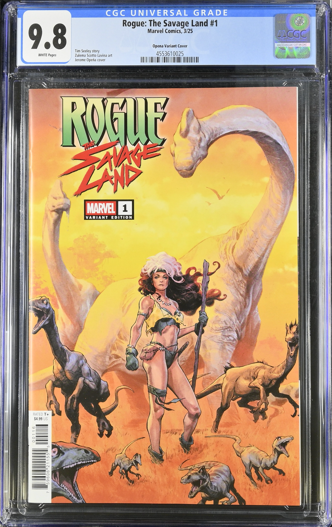 Rogue: The Savage Land #1 Opena 1:50 Retailer Incentive Variant CGC 9.8