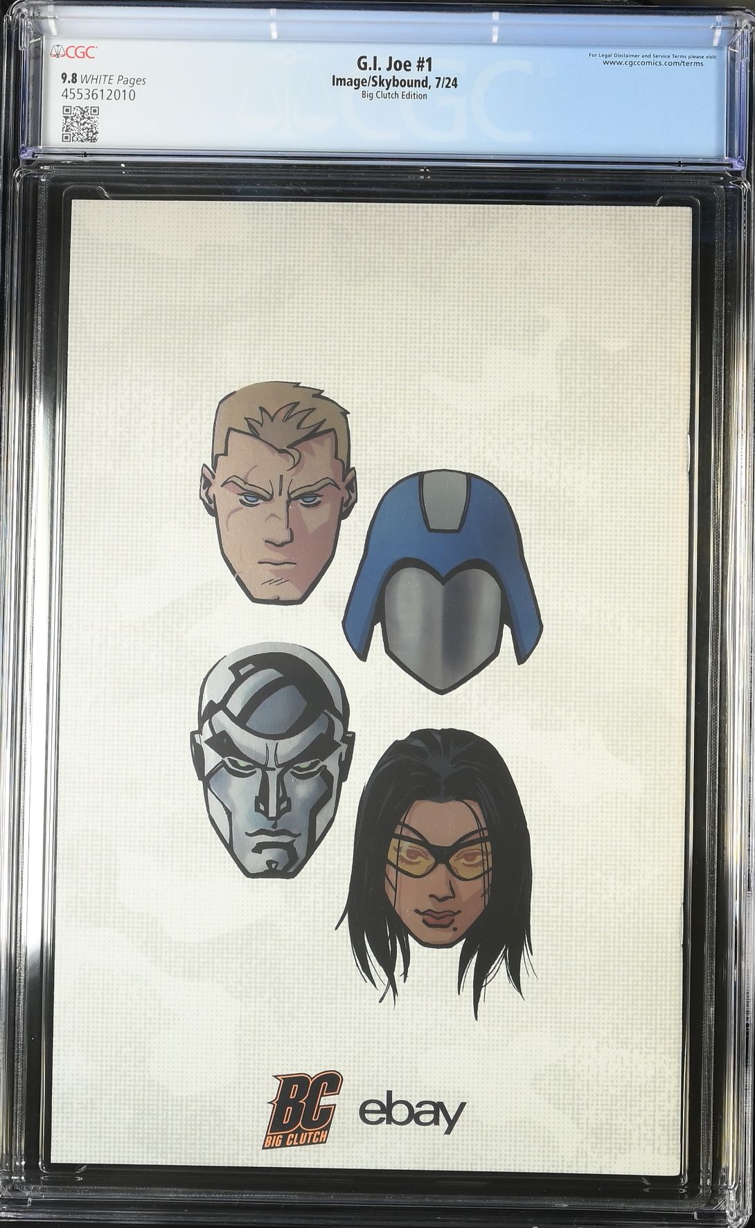 G.I. Joe #1 SDCC Ashcan Joe Logo Foil Variant CGC 9.8