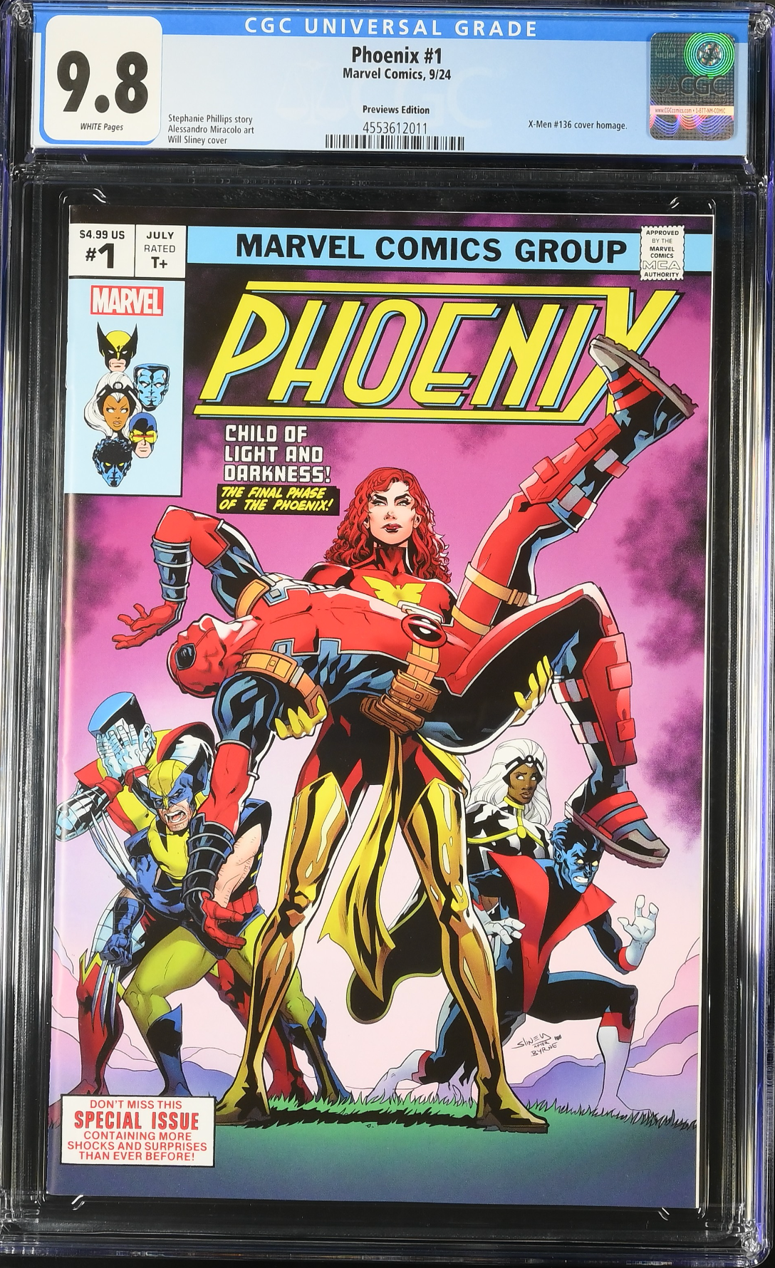 Phoenix #1 Sliney SDCC Variant CGC 9.8