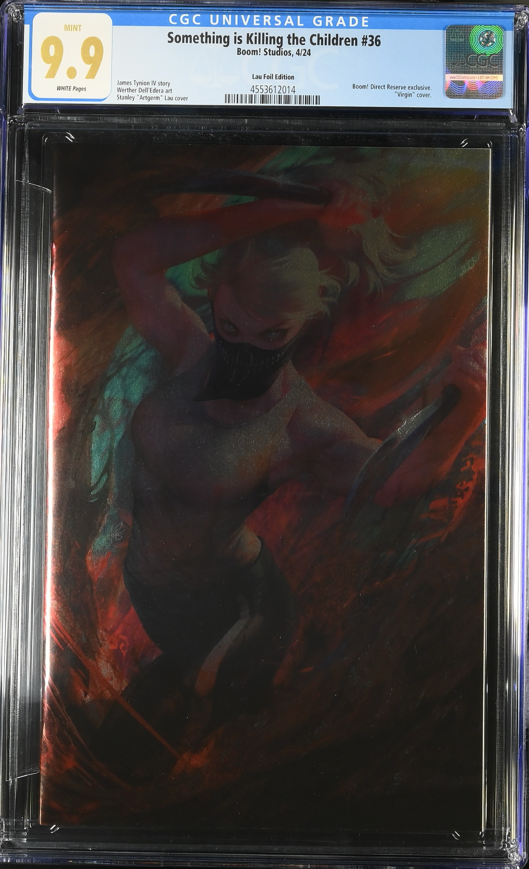 Something is Killing the Children #36 Artgerm Virgin Foil SDCC Exclusive CGC 9.9