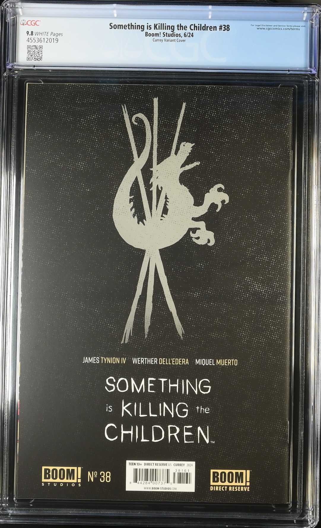 Something is Killing the Children #38 SDCC Currey Connecting Virgin Variant CGC 9.8