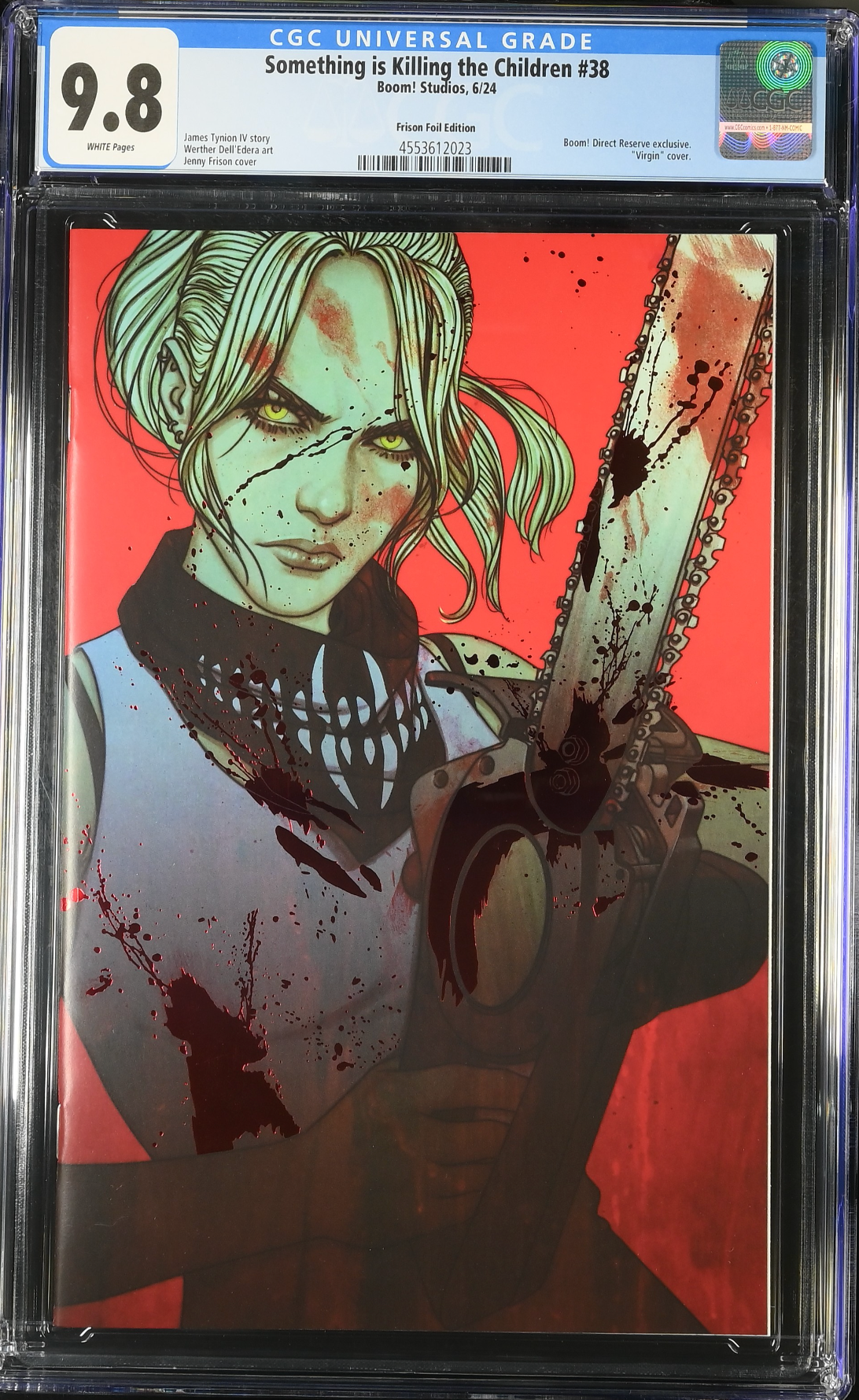 Something is Killing the Children #38 SDCC Jenny Frison Spot Foil Virgin Variant CGC 9.8