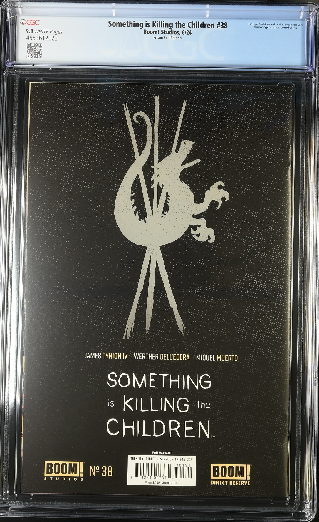 Something is Killing the Children #38 SDCC Jenny Frison Spot Foil Virgin Variant CGC 9.8