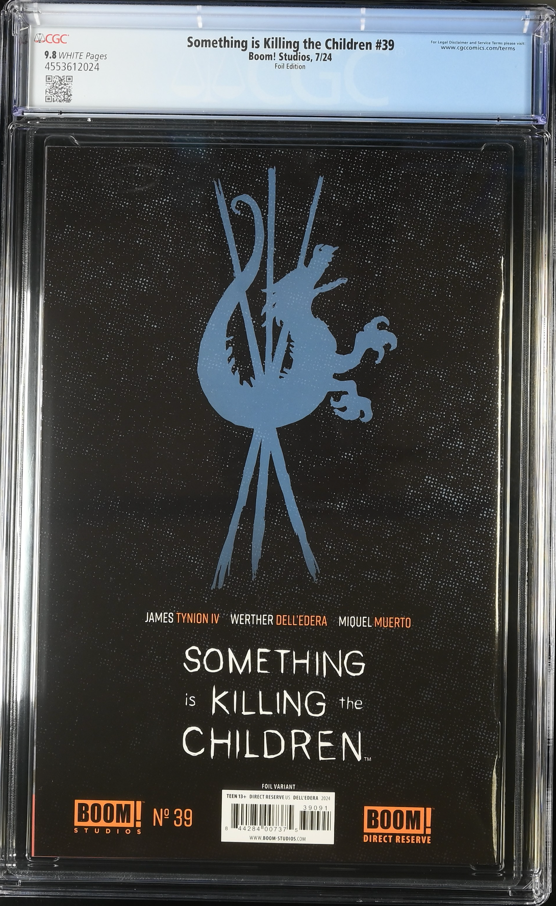 Something is Killing the Children #39 SDCC Dell'Edera Foil Virgin Variant CGC 9.8