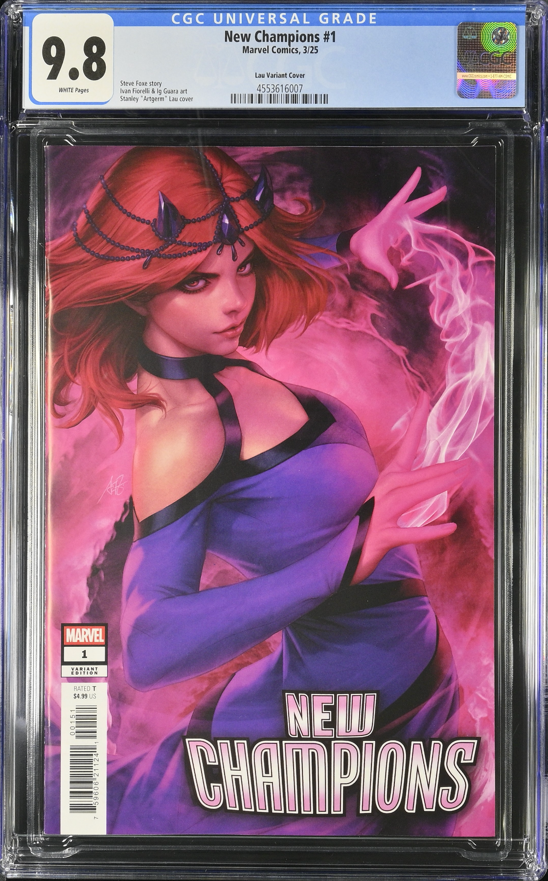 New Champions #1 Artgerm Variant CGC 9.8