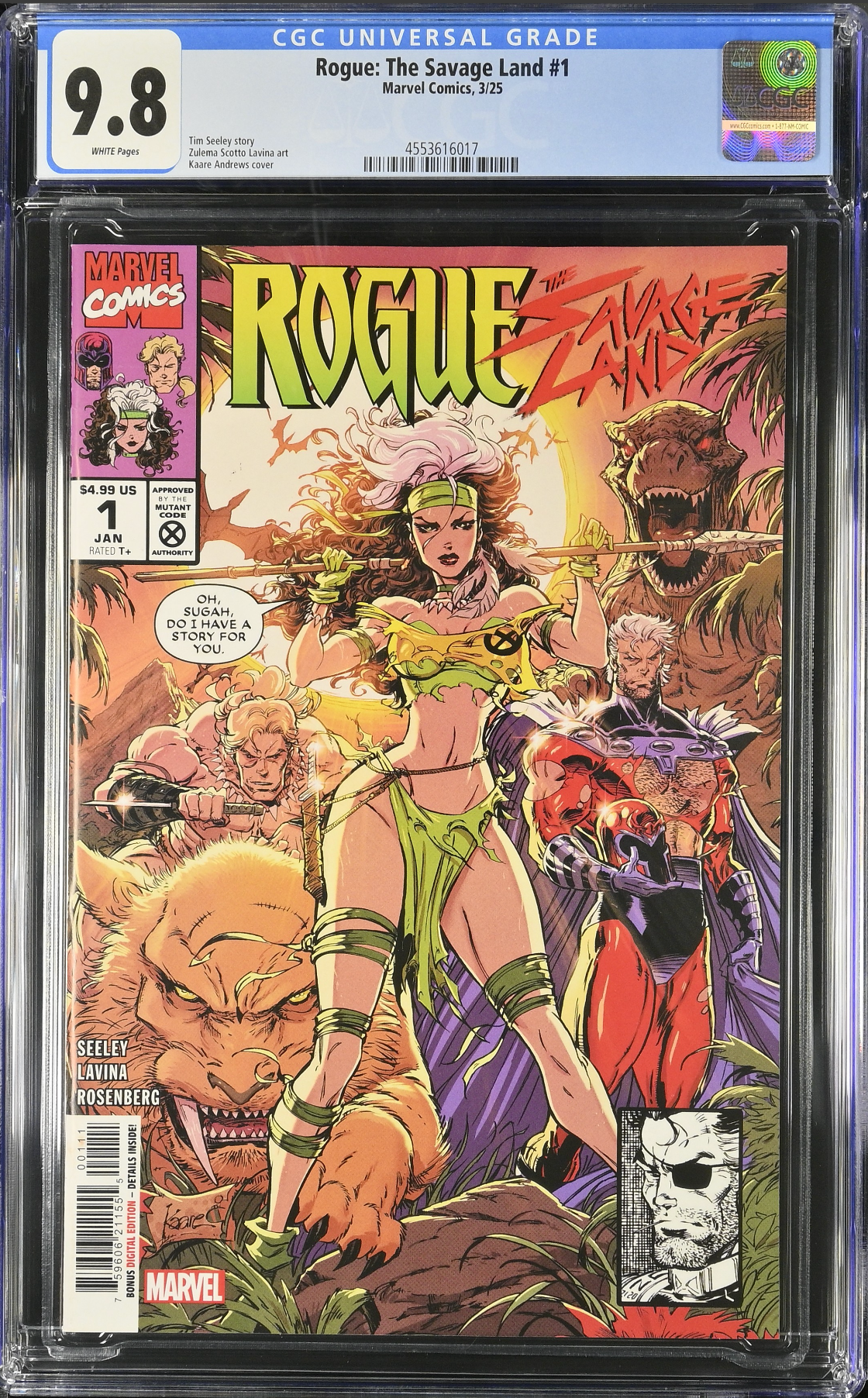 Rogue: The Savage Land #1 CGC 9.8