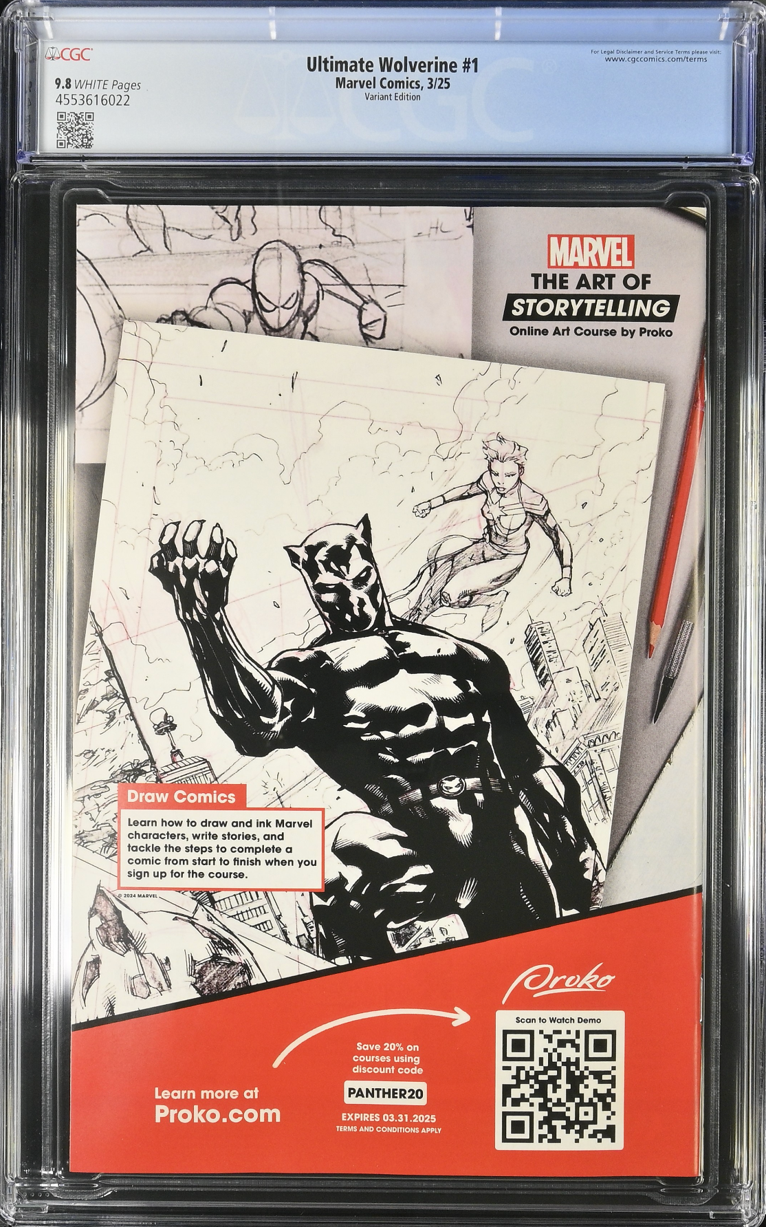 Ultimate Wolverine #1 Casanovas Connecting Variant CGC 9.8