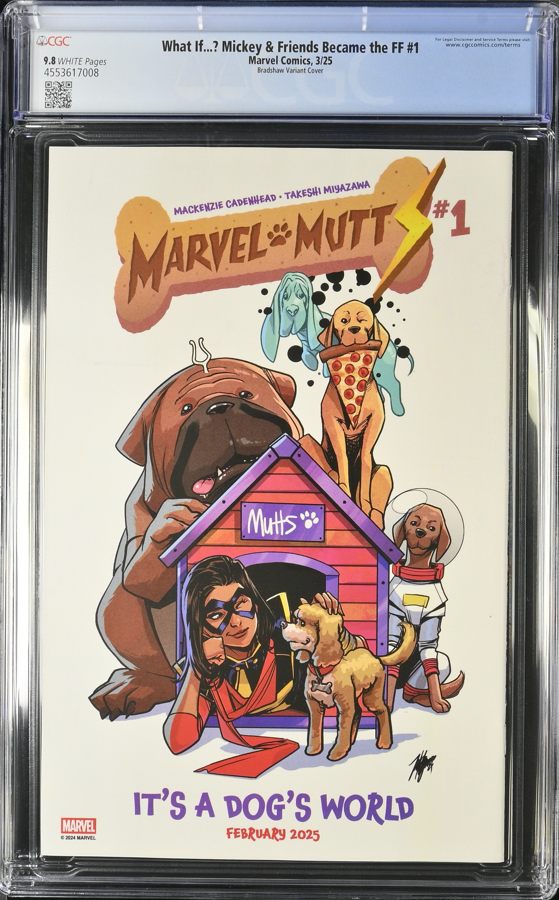 Marvel & Disney: What If...? Mickey & Friends Became the Fantastic Four #1 Bradshaw Variant CGC 9.8