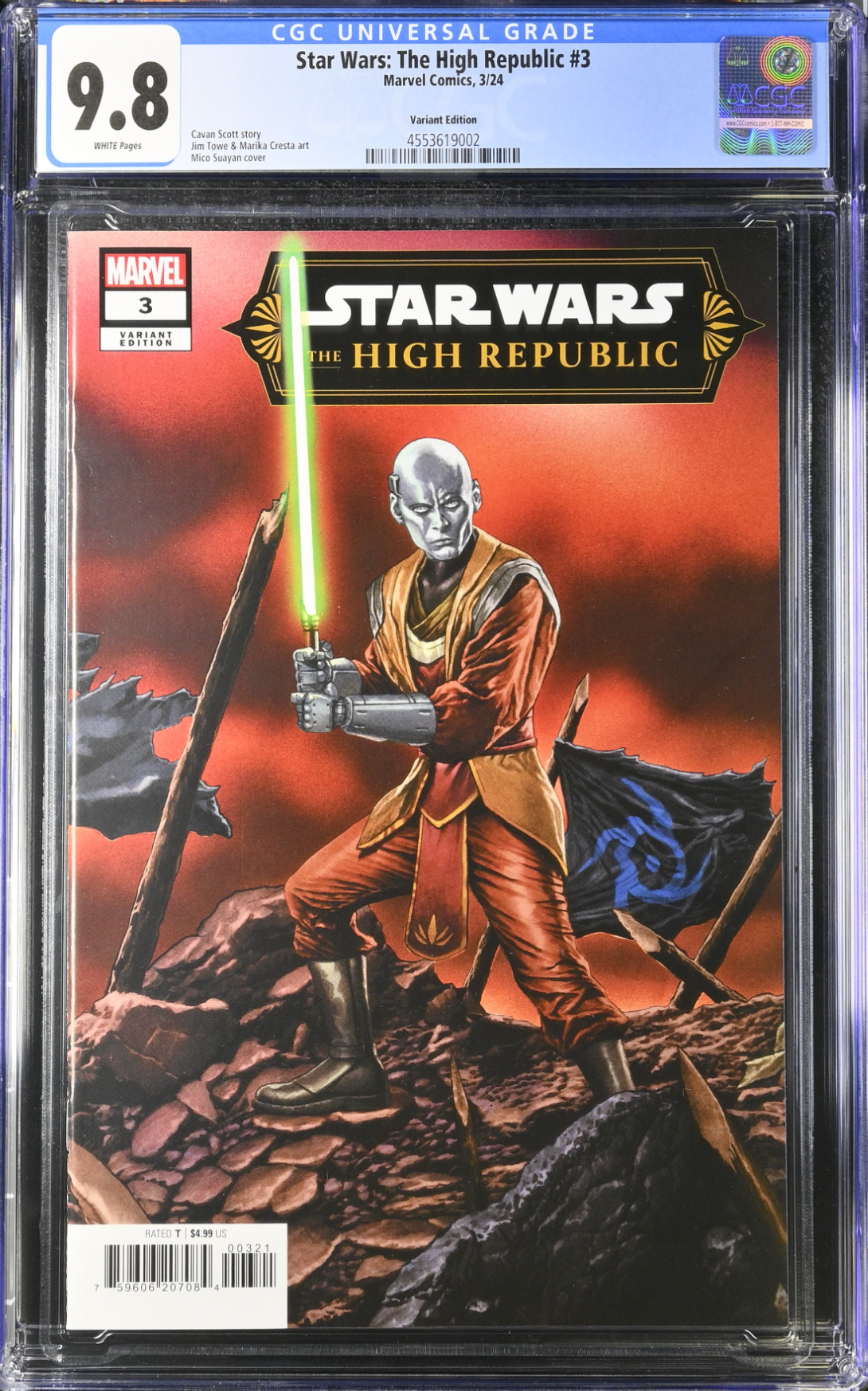 Star Wars: The High Republic (Phase III) #3 Suayan Connecting Variant CGC 9.8