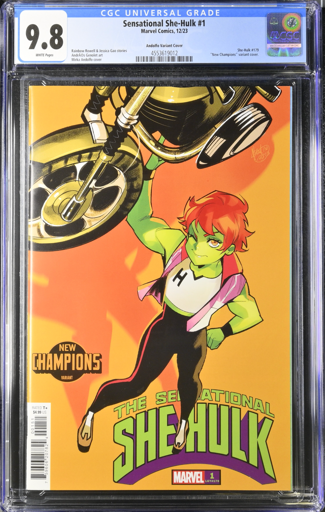 The Sensational She-Hulk #1 Andolofo Variant CGC 9.8