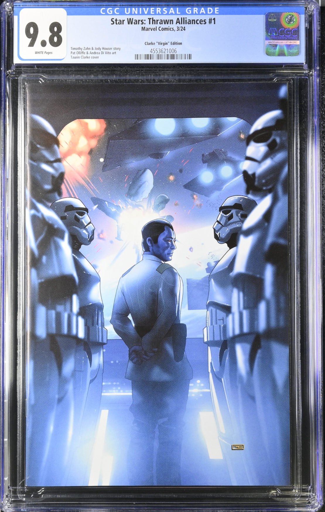 Star Wars: Thrawn Alliances #1 Clarke 1:100 Virgin Retailer Incentive Variant CGC 9.8