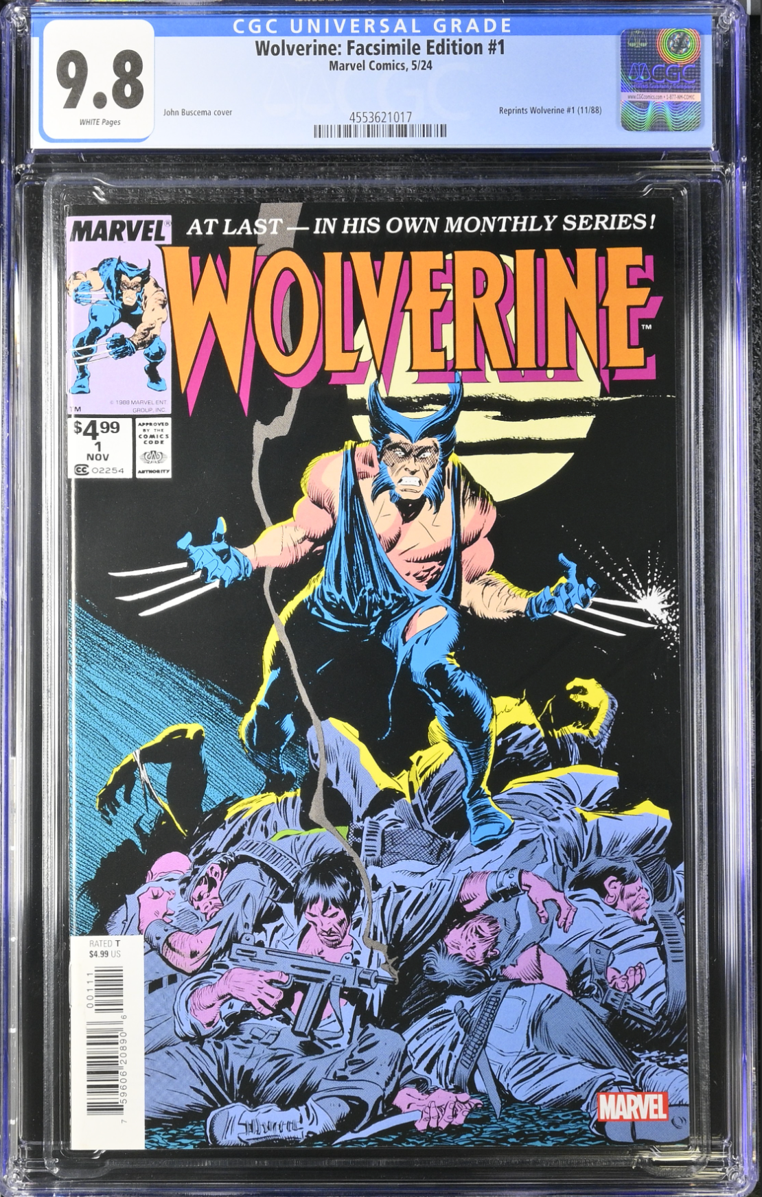 Wolverine #1 Facsimile Edition CGC 9.8