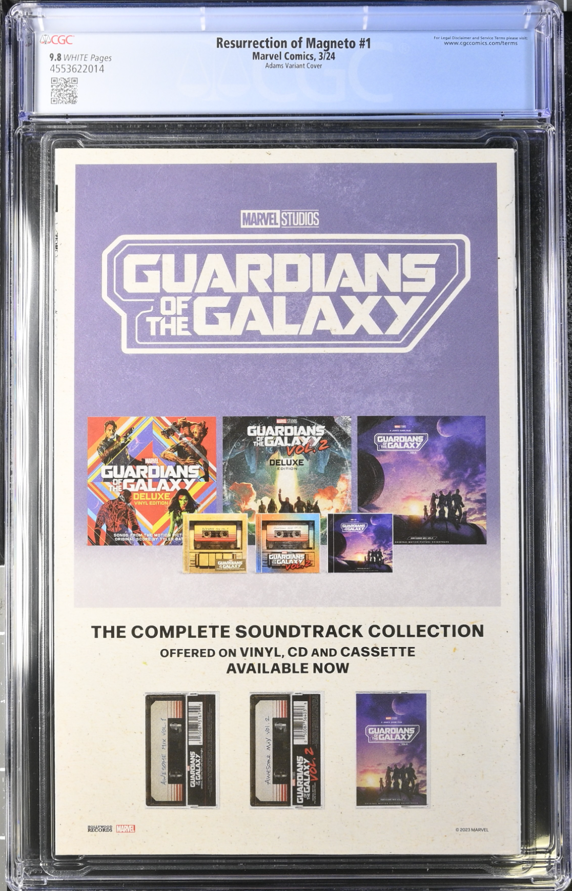 Resurrection of Magneto #1 Adams 1:25 Retailer Incentive Variant CGC 9.8