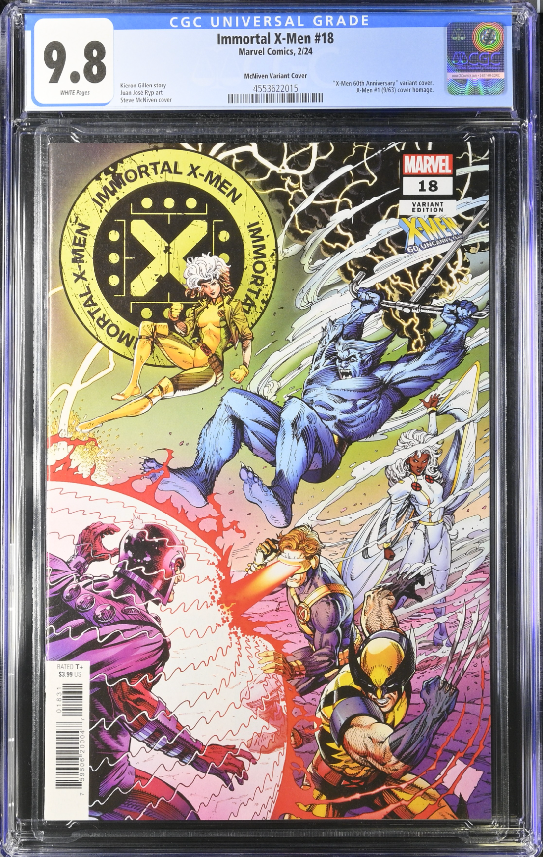 Immortal X-Men #18 McNiven Variant CGC 9.8