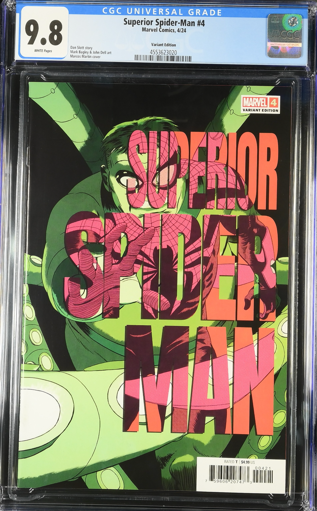 Superior Spider-Man #4 Martin Variant CGC 9.8