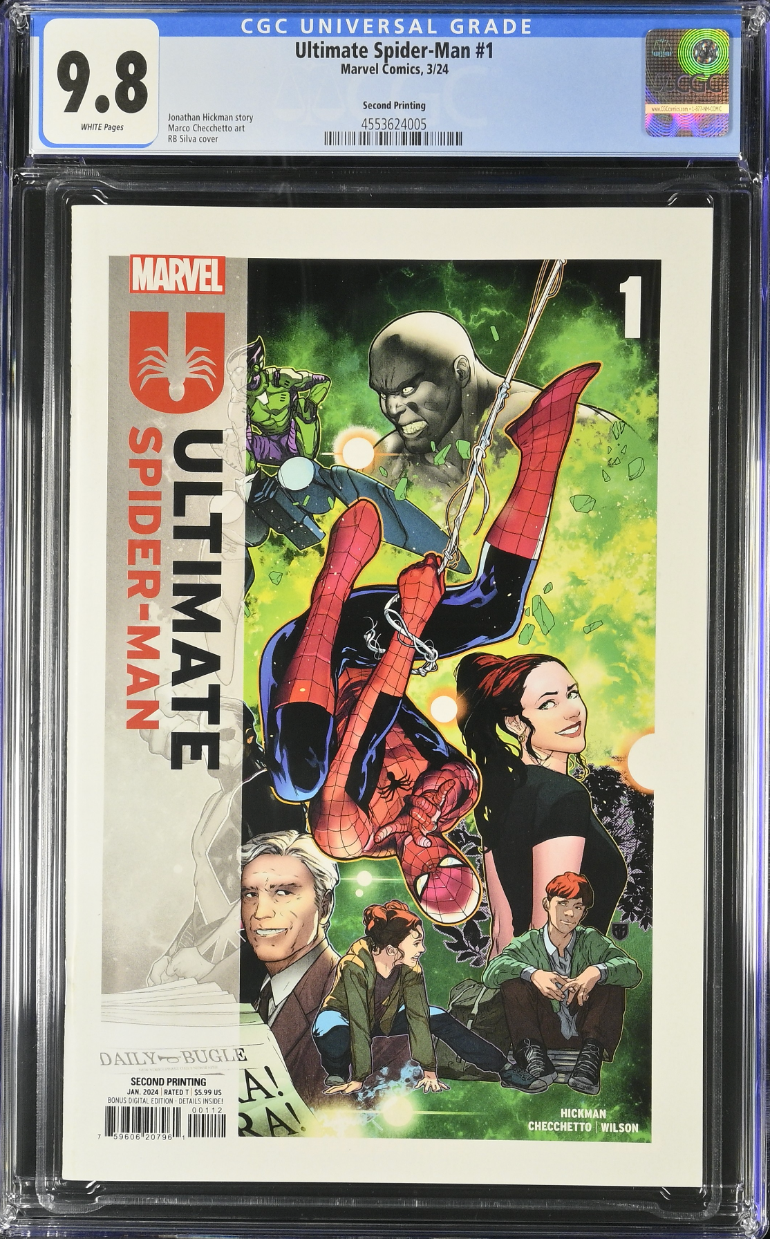 Ultimate Spider-Man #1 Second Printing CGC 9.8