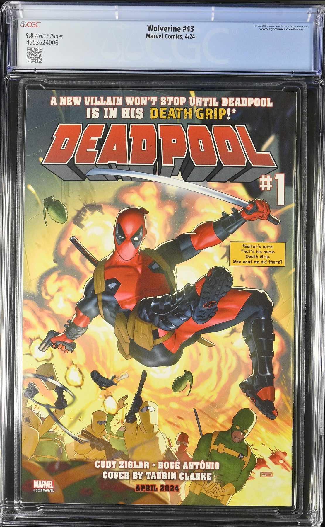 Wolverine #43 CGC 9.8