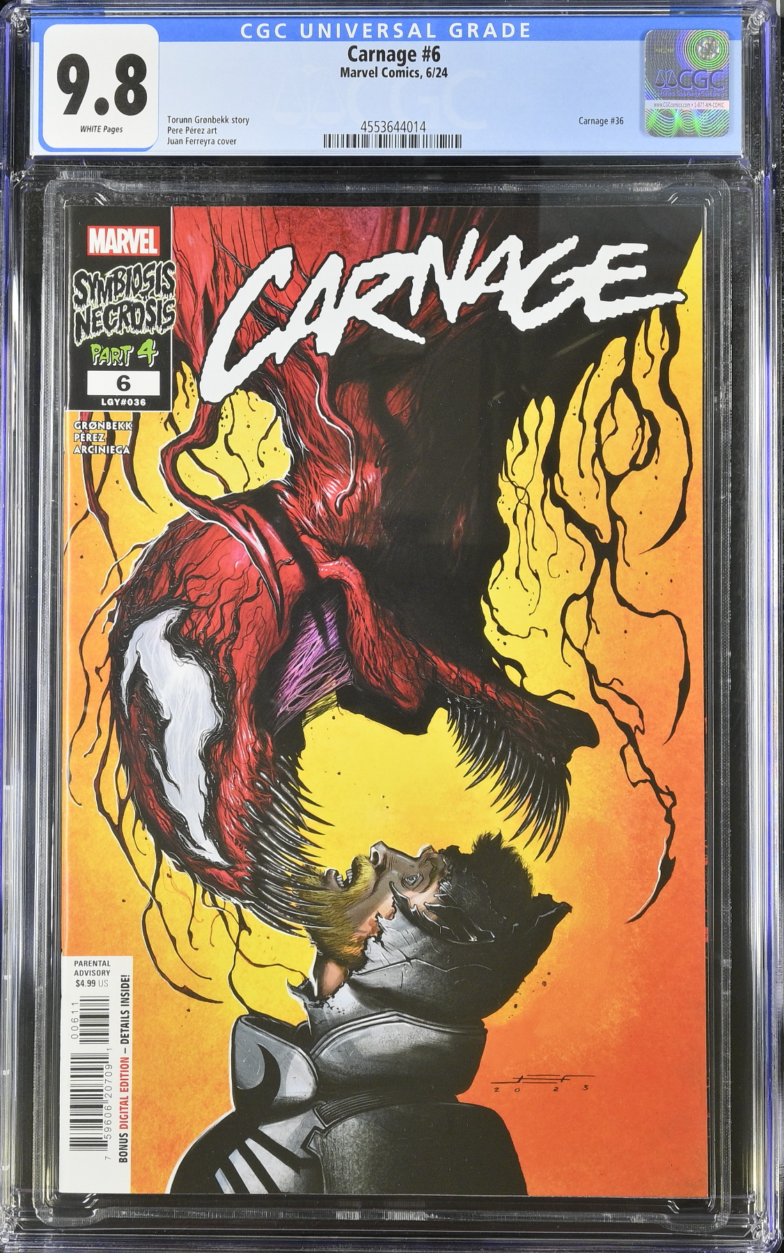 Carnage #6 CGC 9.8