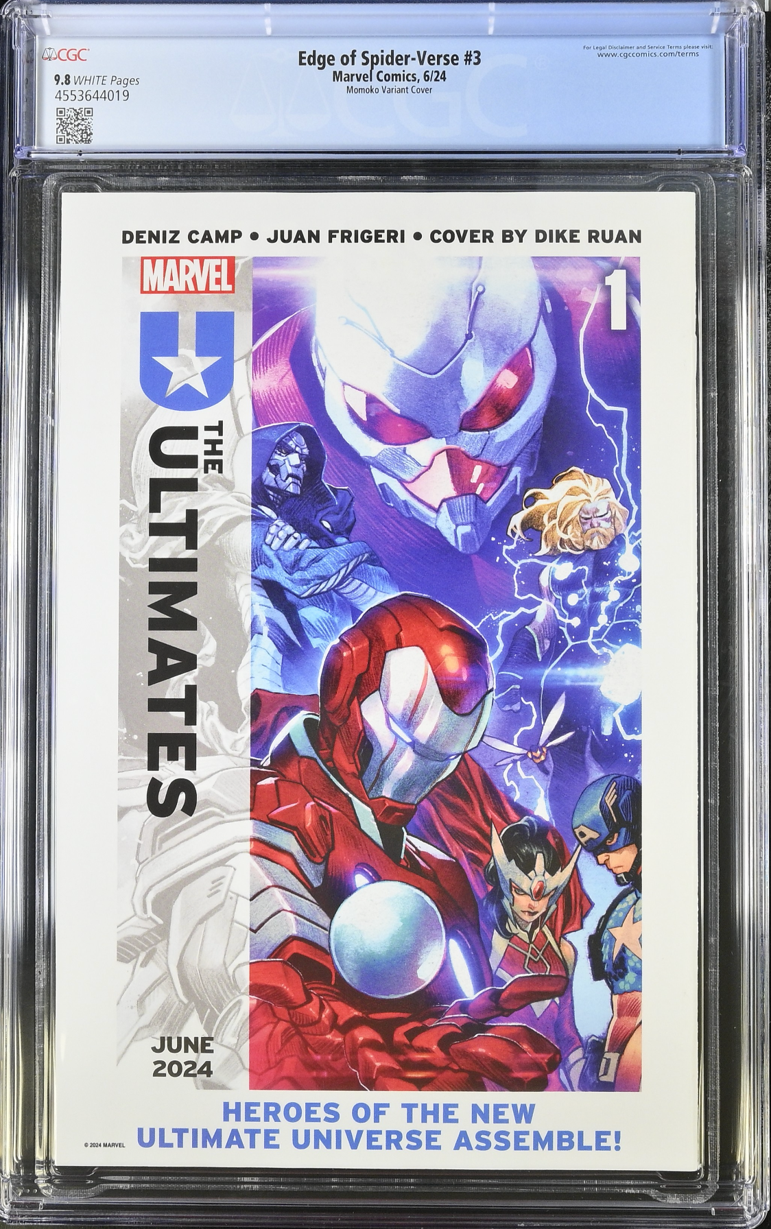 Edge of Spider-Verse (2024) #3 Momoko Variant CGC 9.8