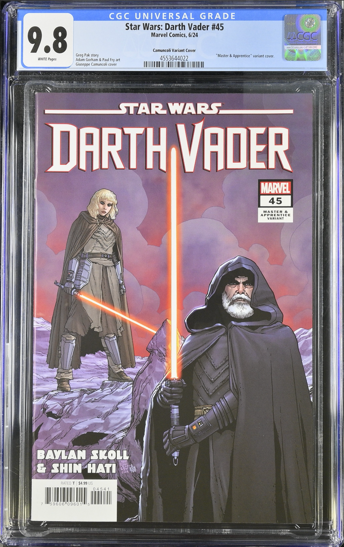 Star Wars: Darth Vader #45 Camuncoli Variant CGC 9.8