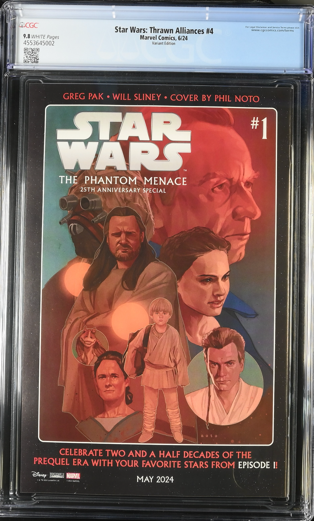 Star Wars: Thrawn Alliances #4 Sabbatini Variant CGC 9.8