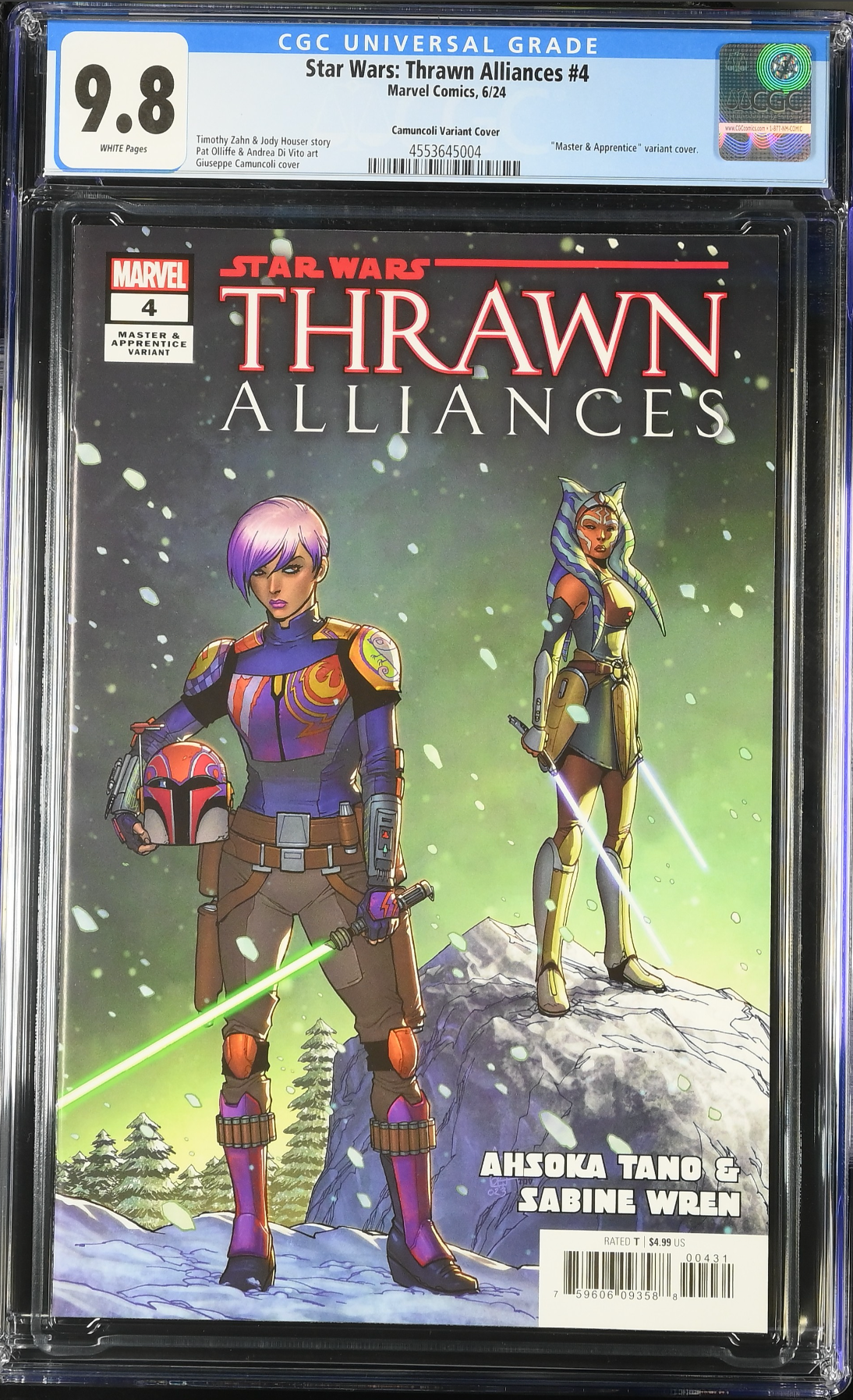 Star Wars: Thrawn Alliances #4 Camuncoli Variant CGC 9.8