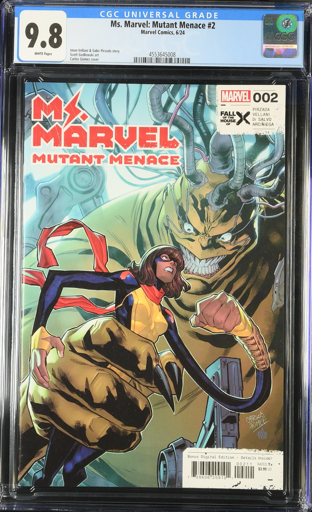 Ms. Marvel: Mutant Menace #2 CGC 9.8