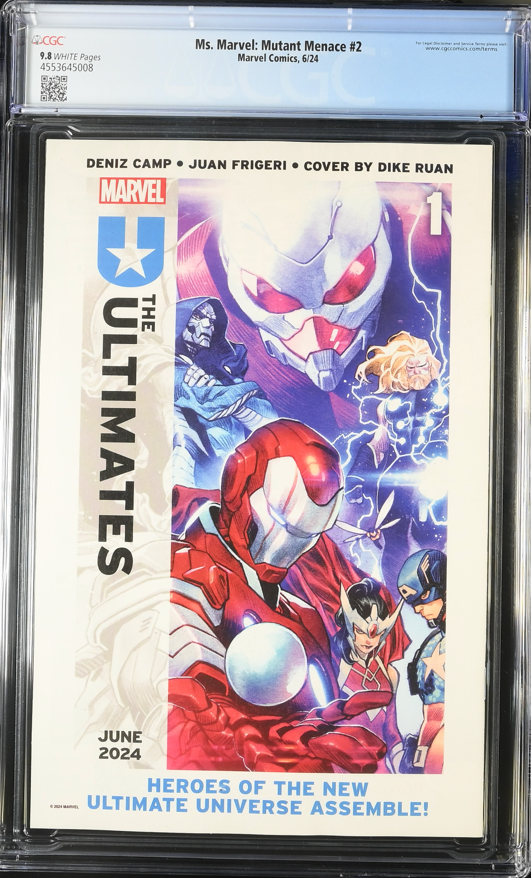 Ms. Marvel: Mutant Menace #2 CGC 9.8