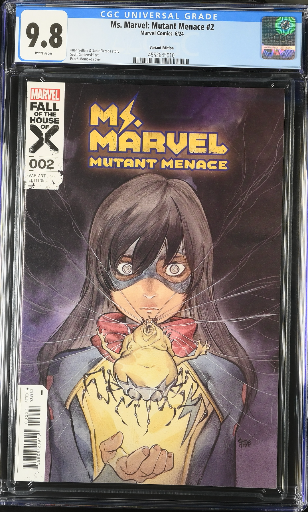 Ms. Marvel: Mutant Menace #2 Momoko Variant CGC 9.8