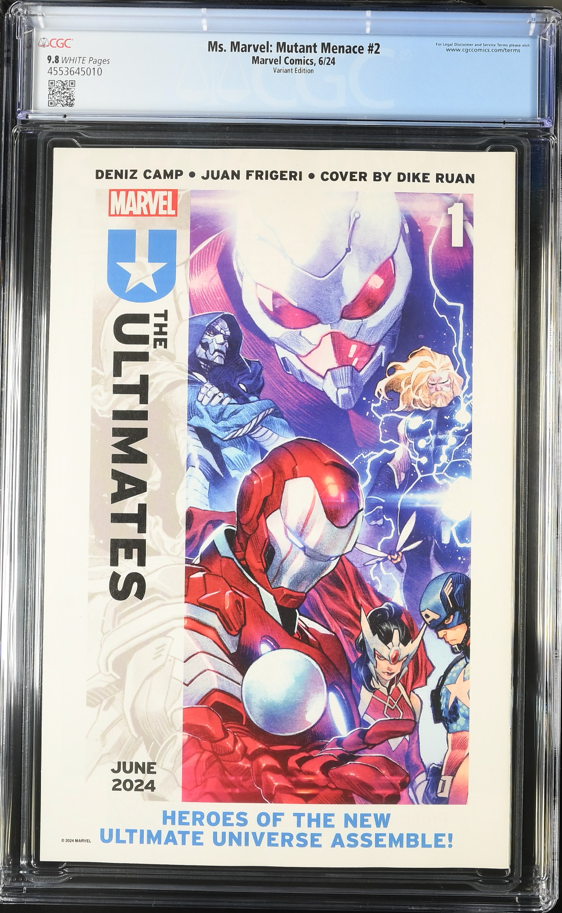 Ms. Marvel: Mutant Menace #2 Momoko Variant CGC 9.8