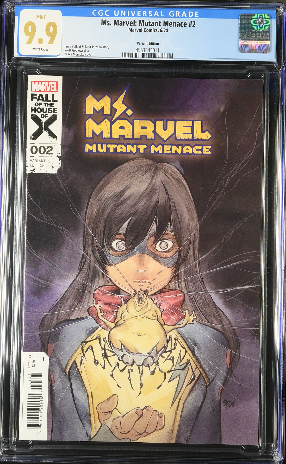 Ms. Marvel: Mutant Menace #2 Momoko Variant CGC 9.9