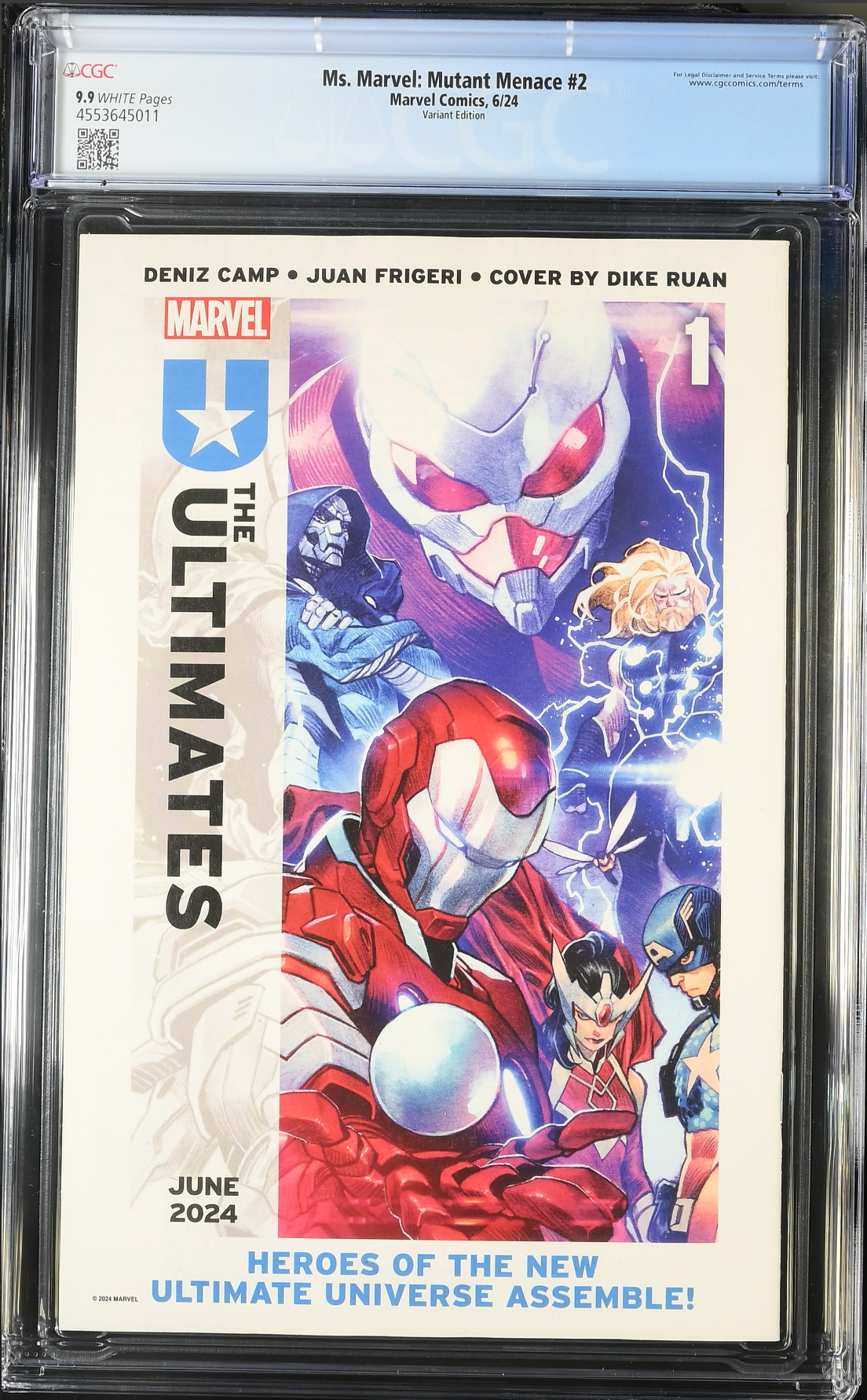 Ms. Marvel: Mutant Menace #2 Momoko Variant CGC 9.9