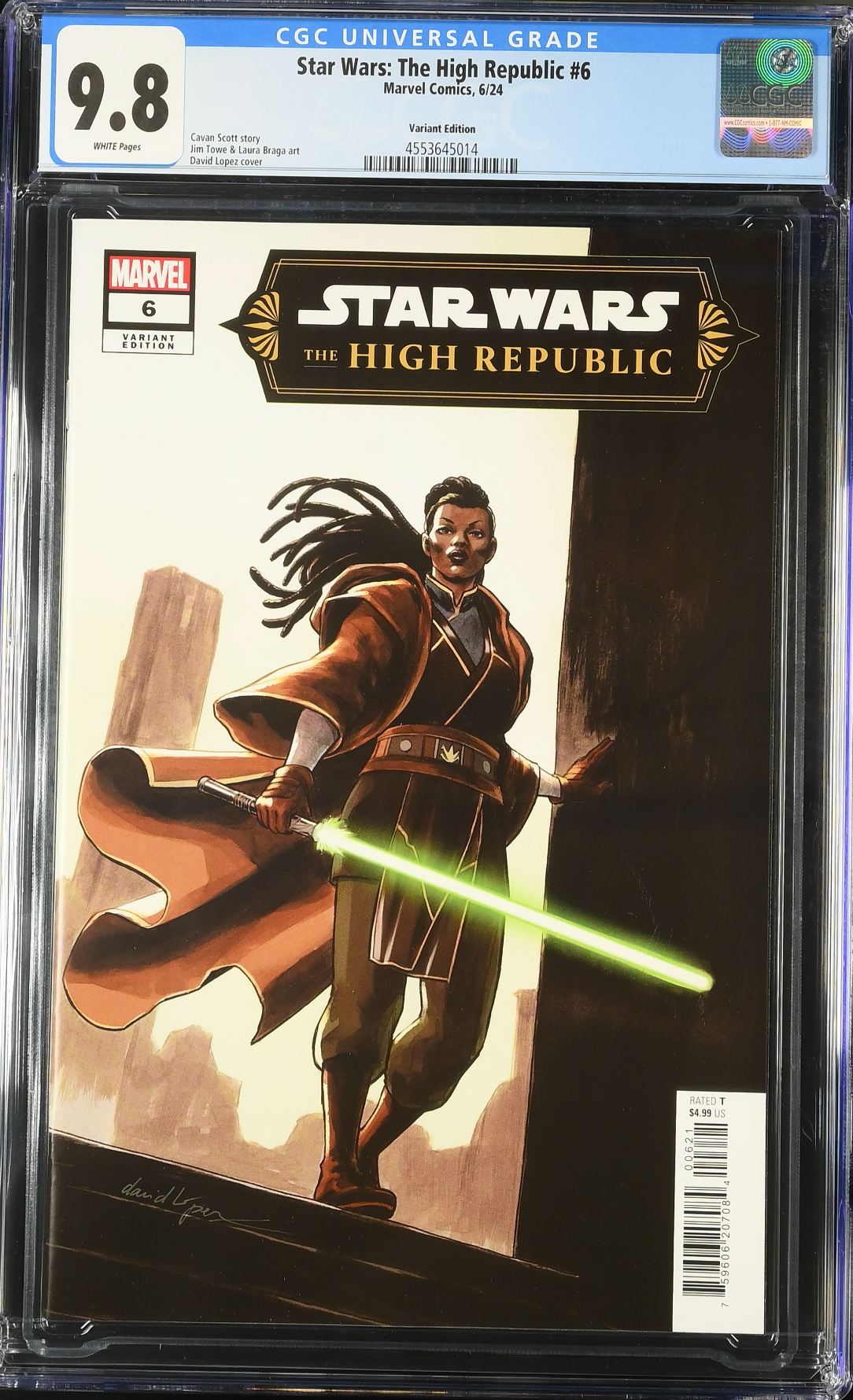 Star Wars: The High Republic (Phase III) #6 Lopez Variant CGC 9.8