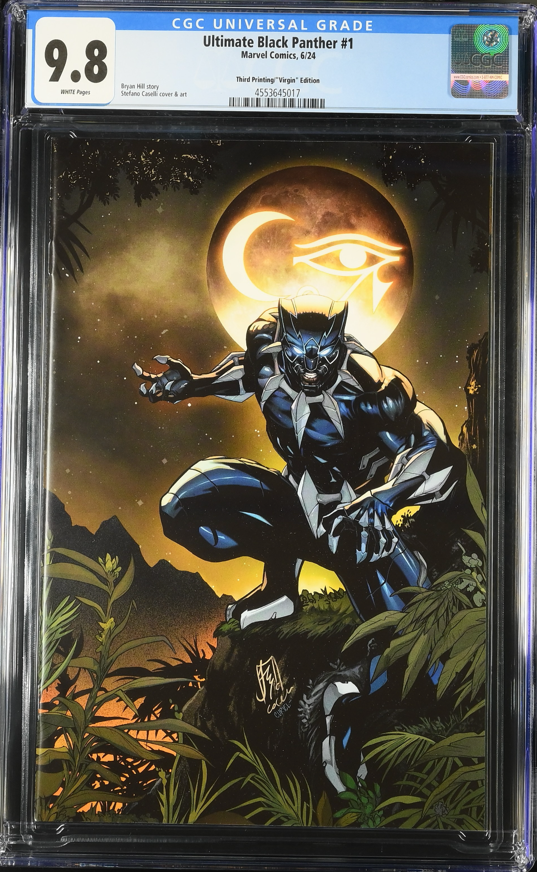 Ultimate Black Panther #1 Third Printing Caselli 1:25 Retailer Incentive Variant CGC 9.8