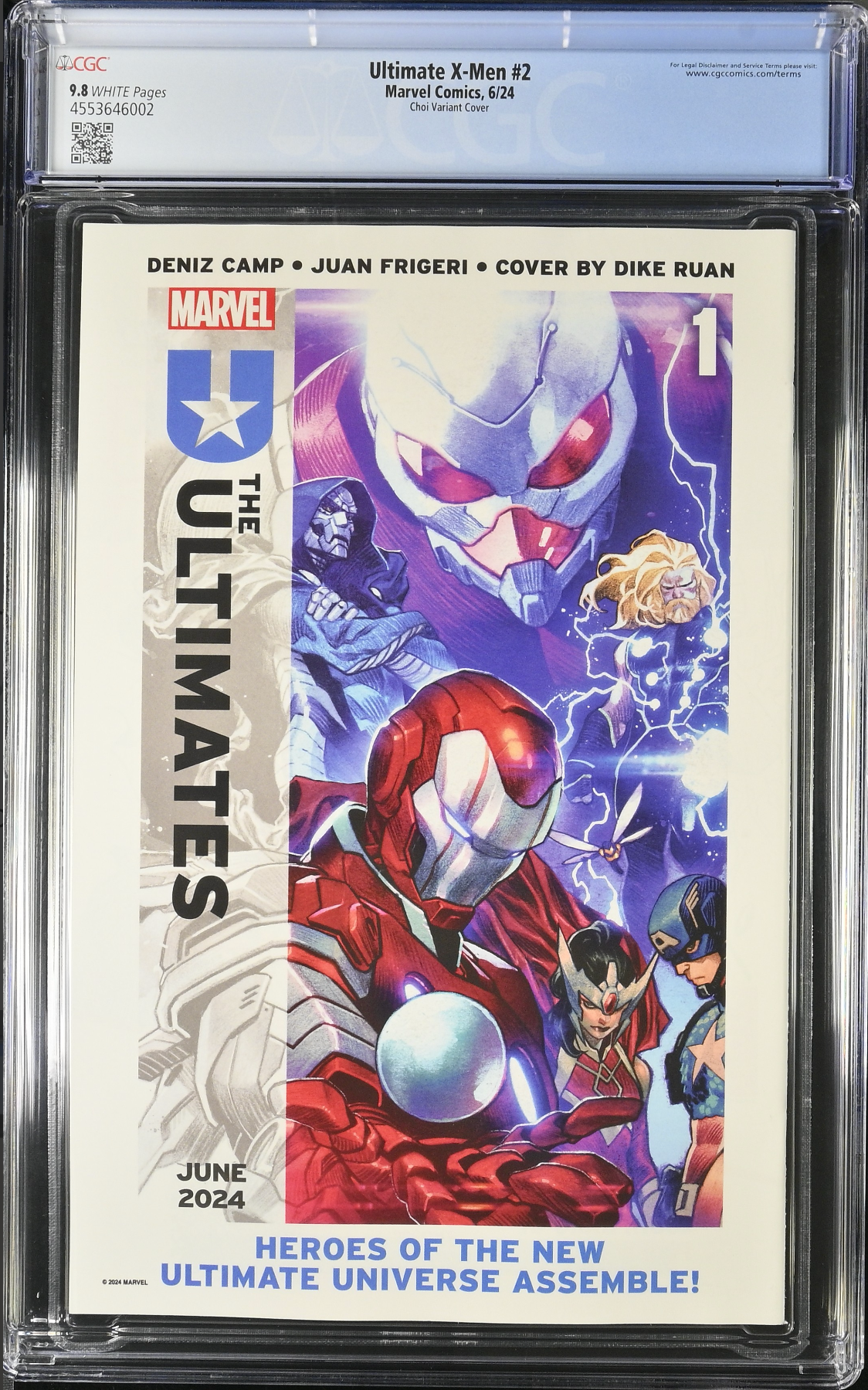 Ultimate X-Men #2 Choi Variant CGC 9.8