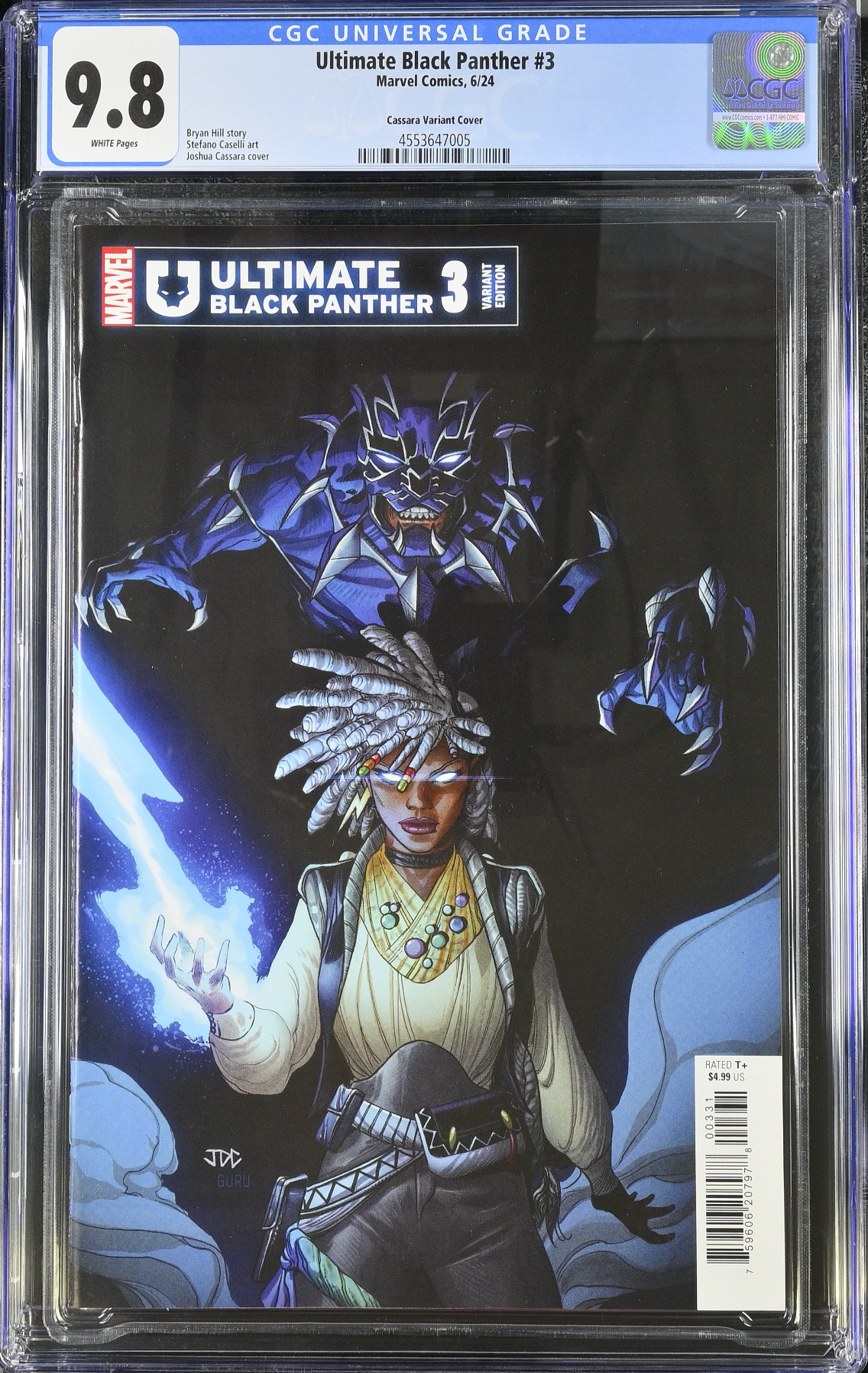 Ultimate Black Panther #3 Cassara Variant CGC 9.8