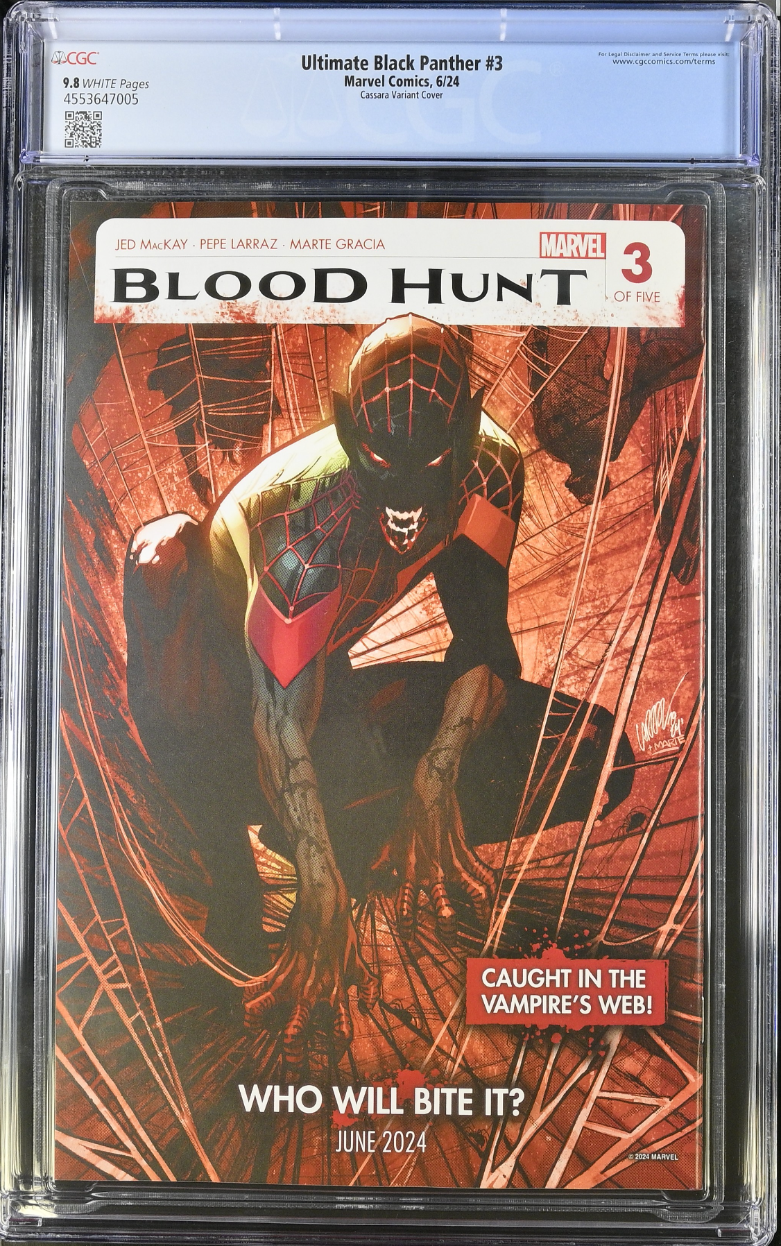 Ultimate Black Panther #3 Cassara Variant CGC 9.8