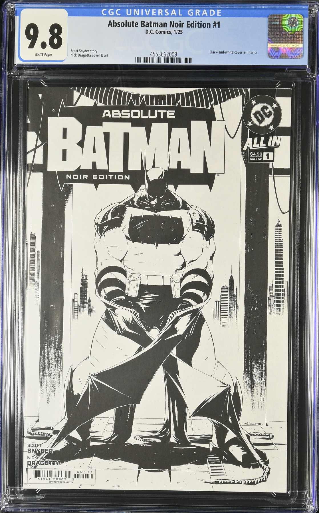 Absolute Batman Noir Edition #1 CGC 9.8