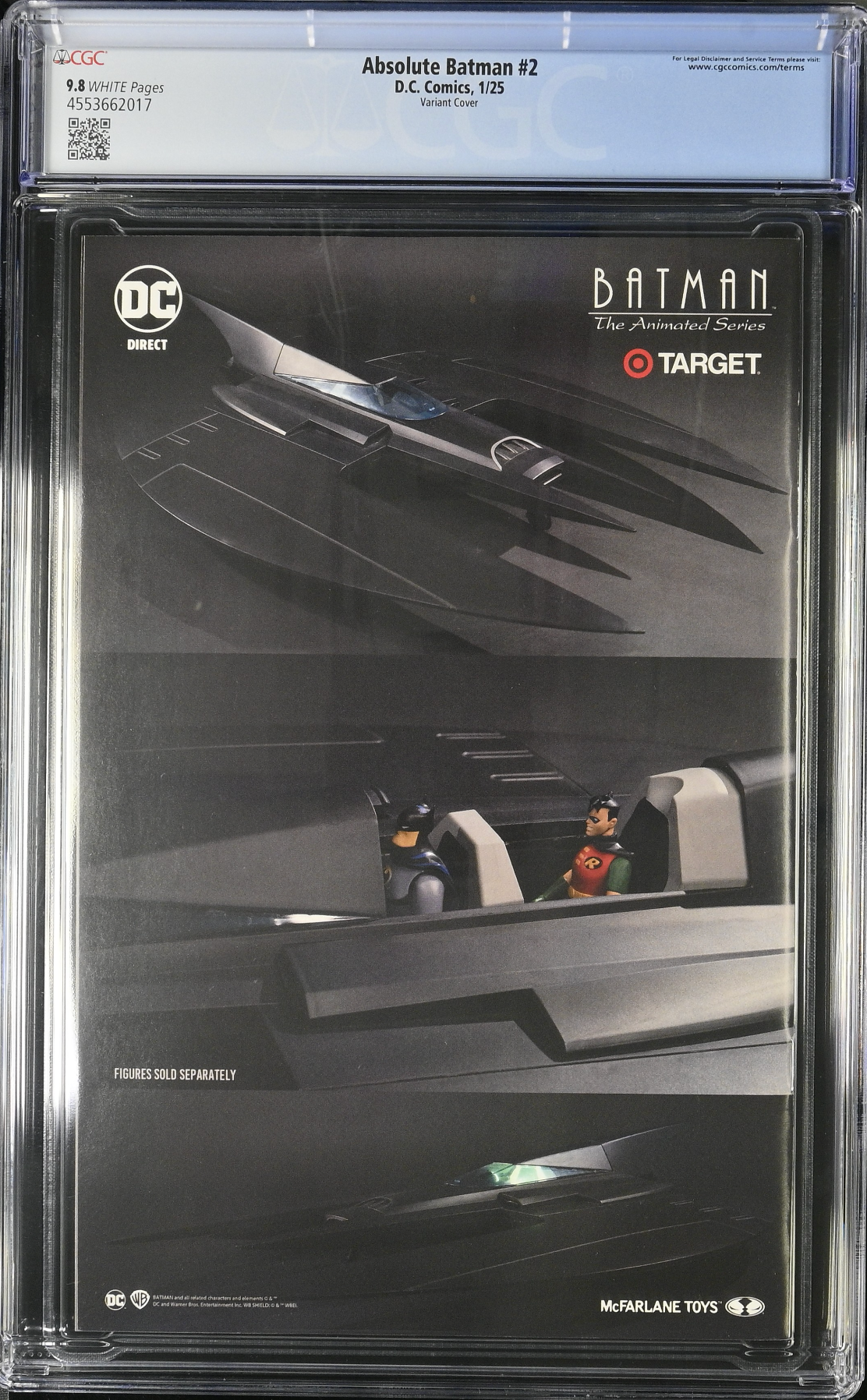 Absolute Batman #2 Johnson Variant CGC 9.8