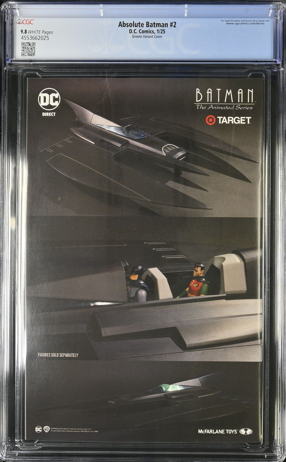 Absolute Batman #2 Greene 1:50 Retailer Incentive Variant CGC 9.8