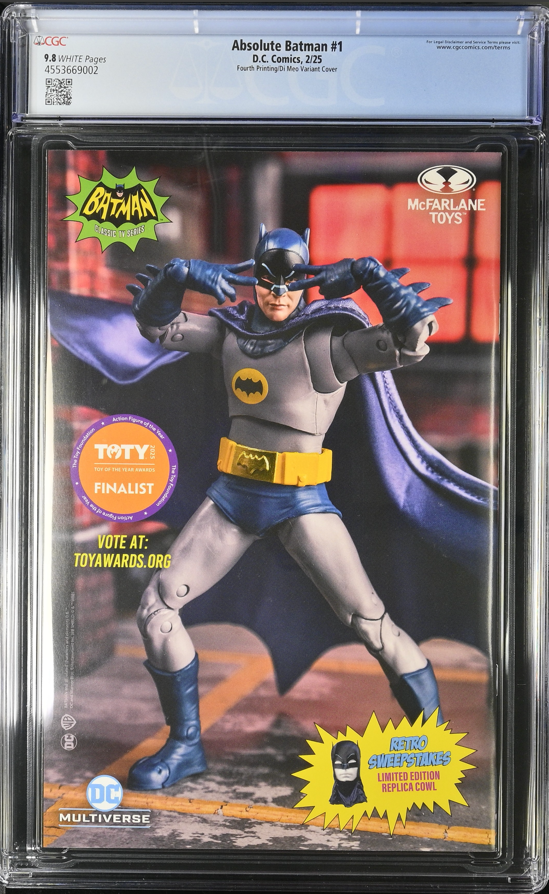 Absolute Batman #1 Fourth Printing Di Meo Variant CGC 9.8