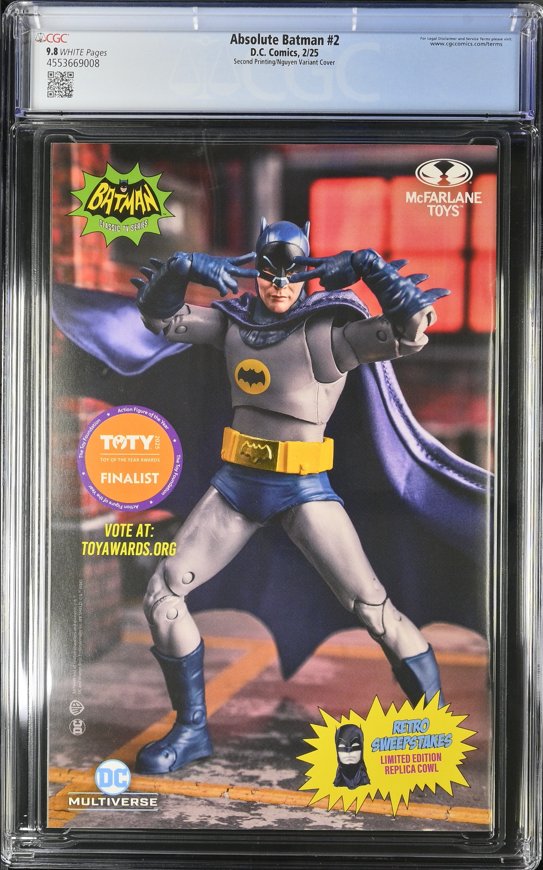 Absolute Batman #2 Second Printing Nguyen Variant CGC 9.8