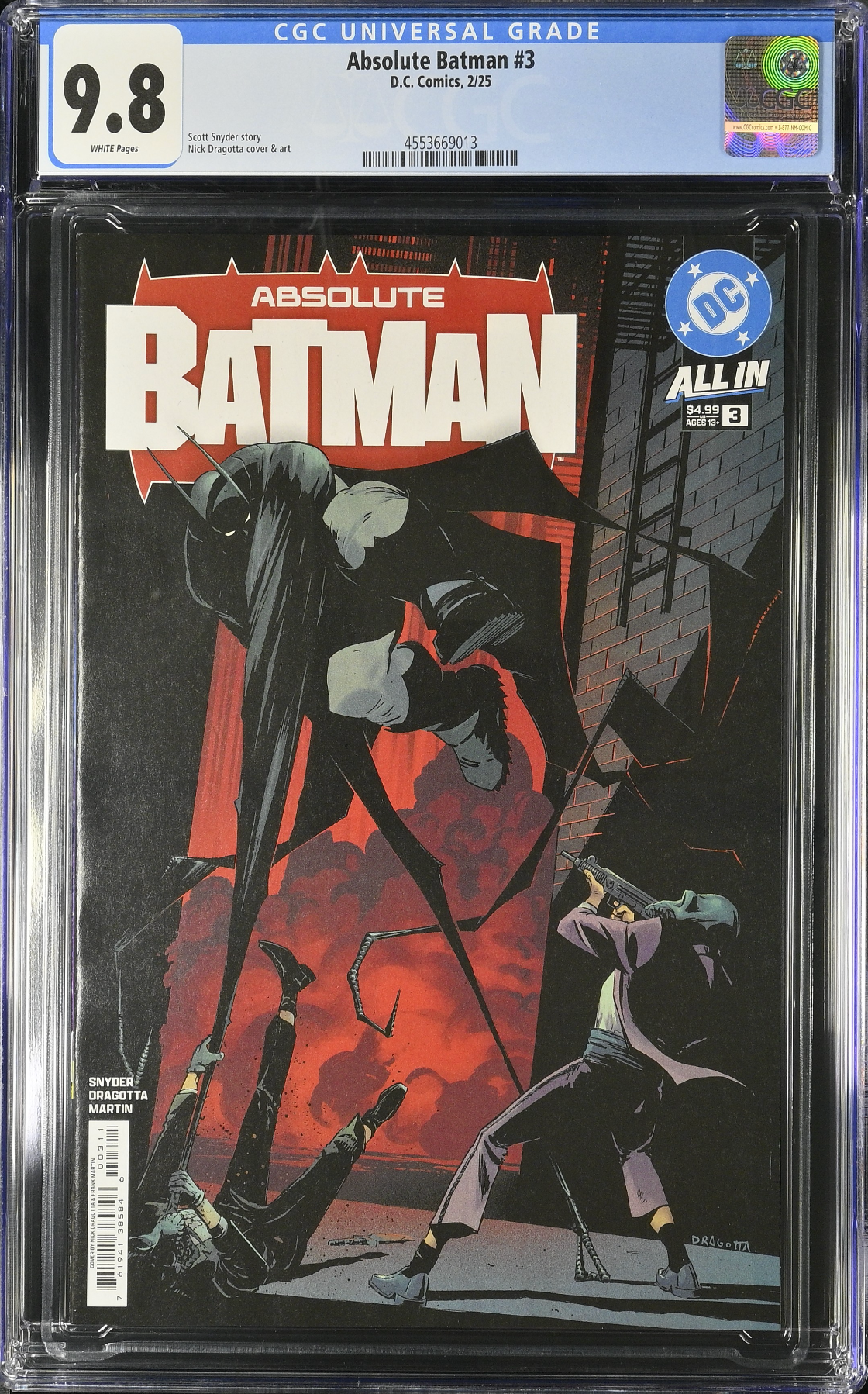 Absolute Batman #3 CGC 9.8