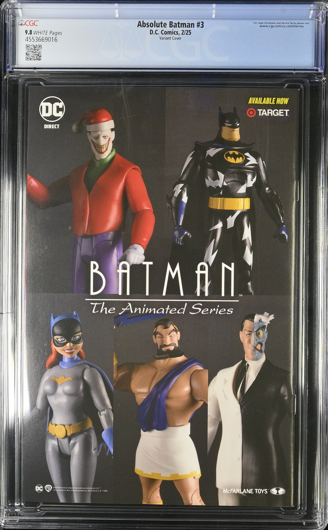 Absolute Batman #3 Cloonan Variant CGC 9.8